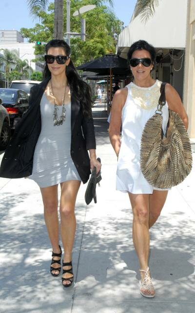 gallery main kim kardashian lunch fashion 5 Kim Loves Mixing High and Low Clothes