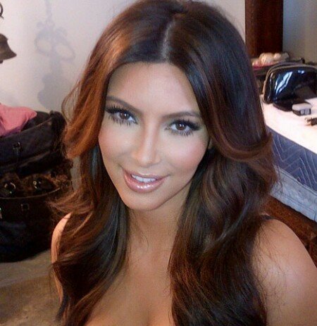 Kim Kardashian Lighter Hair Color